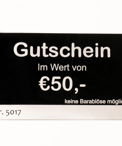 Gutschein 50 Euro